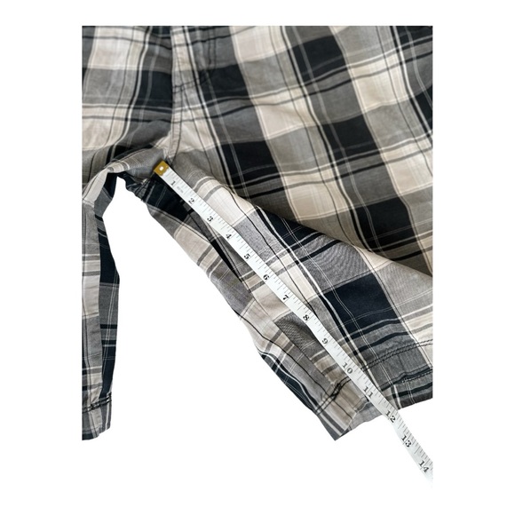 DISTILLERY APPAREL Men’s Plaid Flat Front Shorts Size 38 - Picture 9 of 12